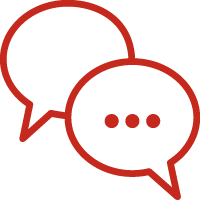 icon red speak